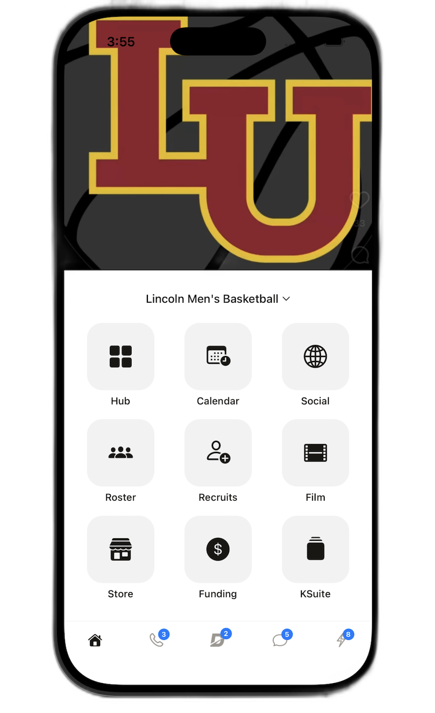 The KaNeXT OS app running on a phone
